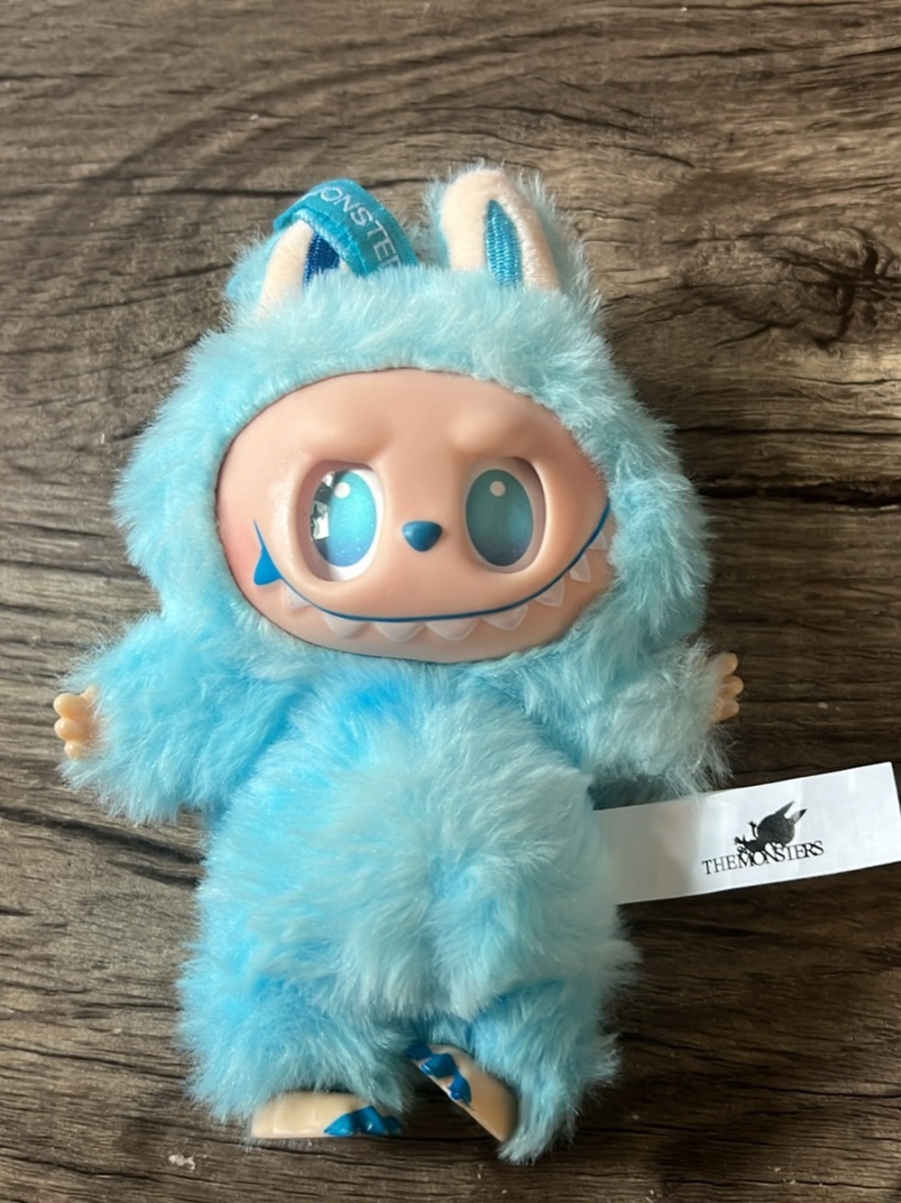 POP MART Labubu The Monsters Big Into Energy Series Plush Pendant - HOPE (Blue)